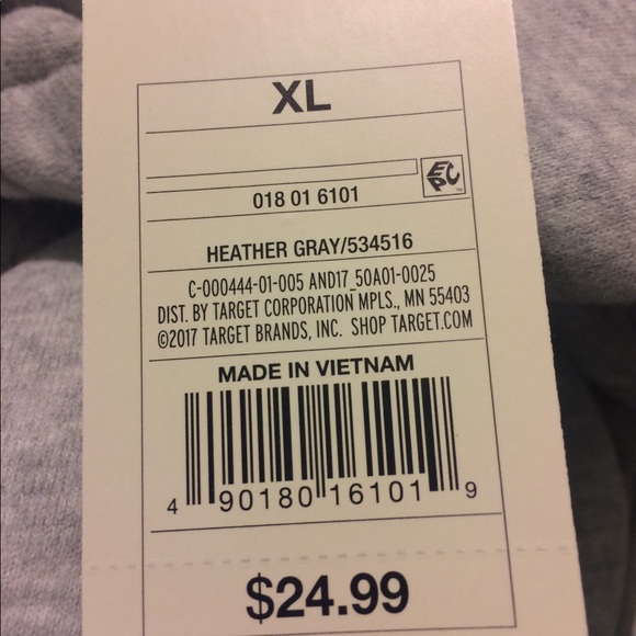 New Long Gray Sweatshirt Hoodie - Picture 5 of 5